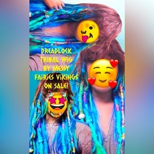 ONLY $125 omg ! 😱 Beautiful 🧚‍♂️tribal dreadlock wig 💐🍄🌼🦋🐬🌍💧💦🌊💎